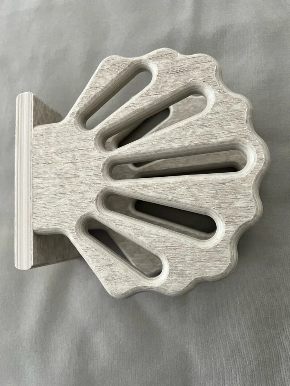 Poly Lumber Handcrafted Shell Napkin Holder - Gray/Tan - Handcrafted